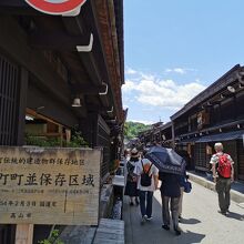 高山の古い町並み 