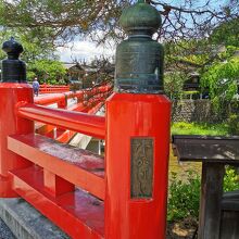 宮川にかかる中橋