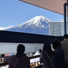 FUJIYAMAの待ち時間に見た富士山