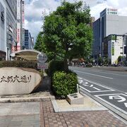 岡山駅のメインストリート