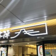 本格的な立ち食いそばの人気店