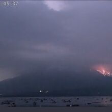 まさか、噴火するとは・・・