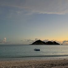 夕暮れのビーチ