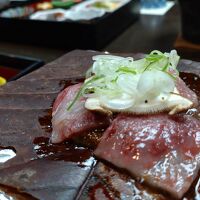 朴葉みそと飛騨牛