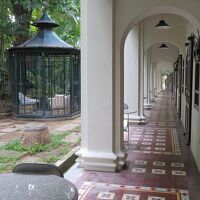 一階部分の廊下や庭