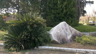 池や広場がある広い公園