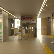 水戸駅でJRから乗り換える