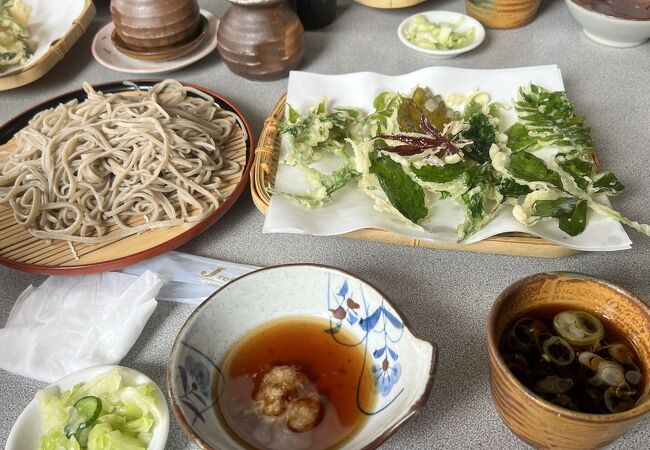 お蕎麦が美味しかった。