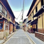 京都らしい細い路地