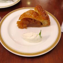 選んだケーキはアップルパイ