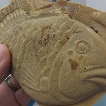 外観はふつうの鯛焼き