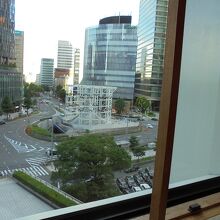 窓側の席からの眺め
