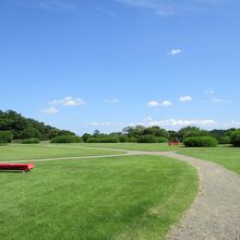 偕楽園の広場です。