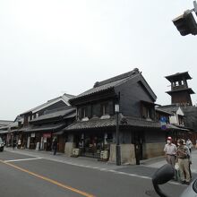 一番街の蔵造りの町並み時の鐘