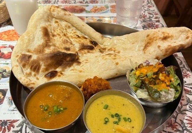 本格的なインド料理