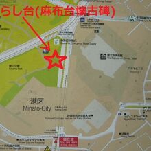 見晴らし台からは、歩兵第三聯隊を含め周辺が見渡せるのですが。