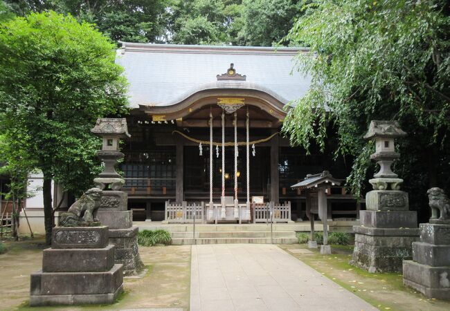 豊島氏が石神井城内に創建した神社
