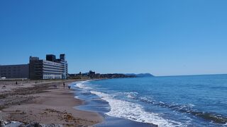 湯の川温泉観光ホテルからすぐ