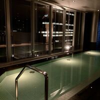 大浴場。夜景が綺麗