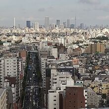 練馬区役所展望台からの眺め