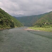 沈下橋からの眺め