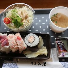 海鮮パークのランチセット