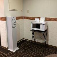 エレベーターホールにレンジが！