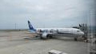 鬼滅の刃の飛行機がとまっていました！