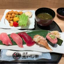 沼津魚がし鮨  流れ鮨 静岡パルシェ店