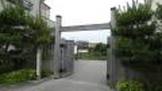 川越城内に残る唯一の濠跡