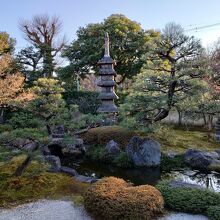 武野紹鴎供養塔のある庭園