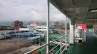 綺麗で過ごしやすいフェリー