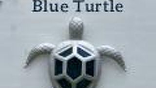 ウミガメのイラストで知られるおしゃれレストラン＆カフェ