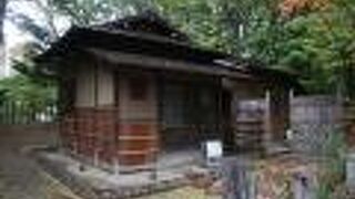 中島公園に移築された江戸時代初期の茶室