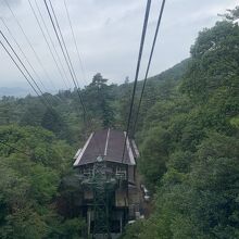 送迎バスおかげで、ロープウェイに乗れました