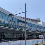 都会の隣の空港