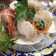 帆立・・新鮮でおいしかったですおいしかったです