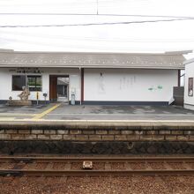 今回利用した荘原駅。