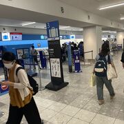 綺麗に改装された福岡空港