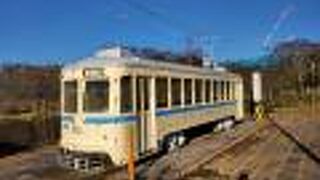 横浜市電が保存されています。