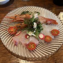 鮮魚のカルパッチョ