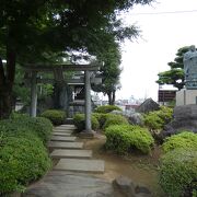 喜多院山門前に鎮座の神社