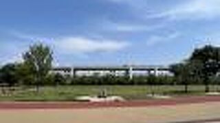 JR貨物・神戸港駅の跡地にできた公園