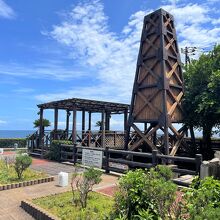 足湯のお湯は熱め