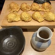 新幹線に乗る前にたこ焼き