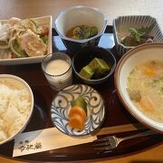 酒蔵のランチ