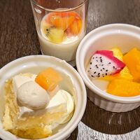 ケーキにブラマンジェ