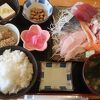 ランチ限定の刺身定食はコスパ良し