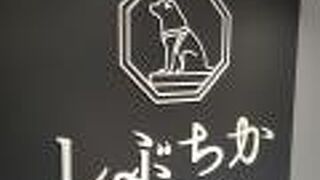 渋谷の地下に広がるショッピング街