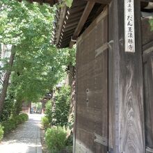 バス停の近くから見える景色